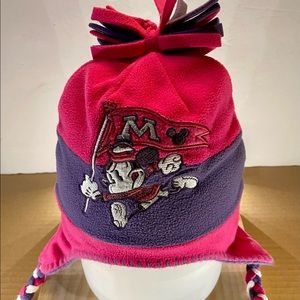 Mickey Mouse Disney Stores YOUTH Winter hat-authentic-Pink and Purple Laplander
